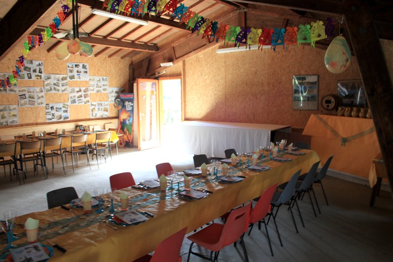 Salle pour repas réunion