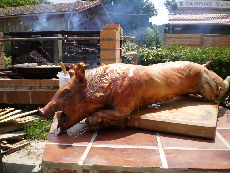 Broche et barbecue