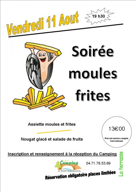 soirée moulesfrites